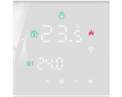 Slimme Thermostaat WiFi Touchscreen Programmeerbaar voor Elektrische Verwarming en Gas Boiler