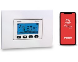 Slimme Wifi Thermostaat Inbouw 230V voor Verwarming en Airco - Bediening via App en Spraak