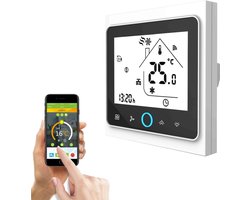 Slimme Wifi Thermostaat met Programmeerbare Temperatuurregelaar en LCD Scherm