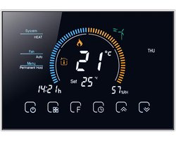 Slimme WiFi-thermostaat met Programmeerbare Temperatuurregelaar en Weerweergave