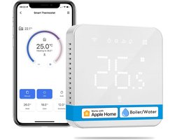 Slimme WiFi Thermostaat met Spraakbediening voor Vloerverwarming en Verwarming