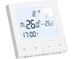 Slimme Wifi Thermostaat voor Elektrische Verwarming - Wekelijks Programmeerbaar
