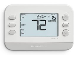 Slimme WiFi Thermostaat voor Thuis met Conventionele en Warmtepomp Compatibiliteit - Energiebesparend en Flexibele Programmering