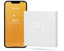 Slimme WiFi Thermostaat voor Vloerverwarming - Compatibel met Alexa en Google Home