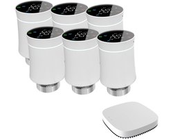 Slimme Zigbee Thermostaat Radiatorkraan - Programmeerbaar & Spraakbesturing (Alexa/Google)