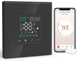 Slimme ZigBee Thermostaat voor Ketelverwarming - Programmeerbare Thermostaat, Compatibel met Alexa en Google Home
