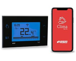 Smart WiFi thermostaat voor elektrische vloerverwarming - Digitaal programmeerbaar met LCD-display en verwarmingsbesturing via app