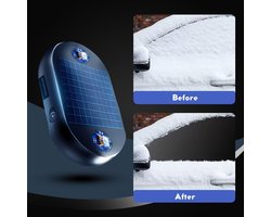 Sneeuwruimer voor in de auto – Antivriesontdooier voor de voorruit, verwijdert effectief sneeuw en ijs - Blauw