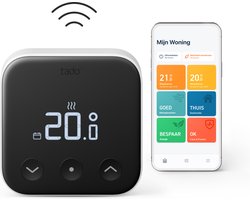 tado° Draadloze Temperatuursensor X - Draadloze variant uitbreiding - werkt met Google Home, Alexa & Apple Homekit - Zwart/Wit