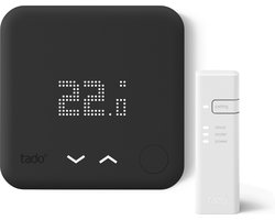 tado° Slimme Thermostaat V3+ Starterskit - Bedrade variant - Zwart