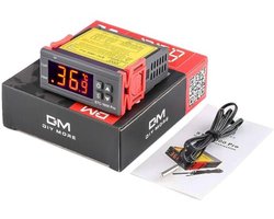 Temperatuurregelaar met Sensor - Digitale Thermostaat voor Verwarming en Koeling