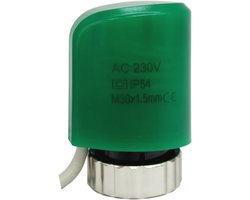 Thermische Aandrijving Vloerverwarming Motor Thermostaat 230V 24V Elektrothermische Klep