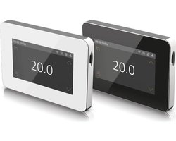 V1 pro touch wifi design elektrische vloerverwarming universele thermostaat Zwart