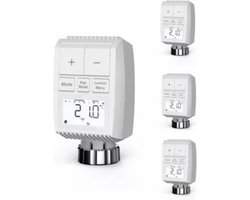 Verbonden thermostatische kop Universal Zigbee met LCD -scherm (veel van 4) - Overig - Pack de 4 - SILUMEN