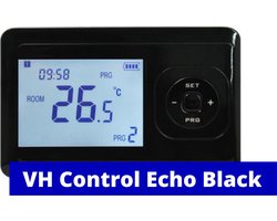 VH Control Echo wifi - Zwart - Digitale draadloze RF thermostaat zonder ontvanger