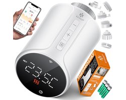Wifi Radiatorthermostaat met Smart Home App-besturing - Energiebesparende Thermostaat voor Radiatoren