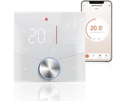 WiFi thermostaat voor watervloerverwarming en gasboilerbediening - compatibel met Alexa en Google Home