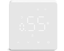 WIFI Verwarmingsthermostaat Programmeerbare Kamerthermostaat - Beok Tuya Slimme Thermostaat - Compatibel met Tuya Alexa Google Home 3A