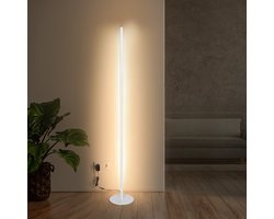 Bolt Electronics® Vloerlamp - Staande Lamp - Woonkamer - 4 Lichtsterktes - RGB Licht - Wit