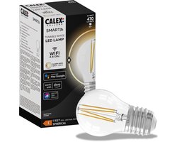 Calex Slimme LED Lamp - Filament - P45 Helder - E27 - 4.9W - CCT