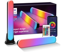 Dailyiled - Smart Ambilight RGB Verlichting - LED - 2 Stuks - afstandsbediening - app
