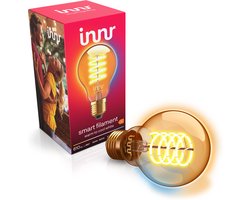 Innr E27 filament lamp - werkt met Philips Hue* - Zigbee - LED smart bulb - warmwit tot koelwit licht - slimme verlichting - dimbaar - 610 lumen - 1 pack