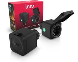 Innr Slimme Stekker - Zigbee - werkt met Philips Hue* en Alexa - Buiten Stekker - Outdoor Smart Plug met Energiemeter - IP54 Waterdicht - 2 Stuks