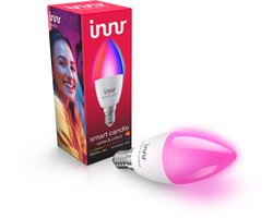 Innr Smart E14 lamp - Zigbee - werkt met Philips Hue* & Alexa - LED Bulb - wit en gekleurd licht - slimme kaarslamp - ledlamp dimbaar - 500 lumen - 1 pack