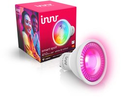 Innr smart GU10 lamp - Zigbee - werkt met Philips Hue* - LED spot - wit en gekleurd licht - slimme lamp - ledlamp dimbaar - 410 lumen - 1 pack