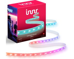 Innr smart LED strip - Zigbee - werkt met Philips Hue* & Google Home - slimme ledstrip kleur - lichtstrip zelfklevend - lightstrip RGBW - 4 meter