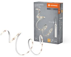 LEDVANCE FLEX MOTION SENSOR LED-strip op batterijen met warm wit licht en bewegingssensor, 1m, 2W, 100lm, 3000K, 830 warm wit, niet dimbaar, IP20, niet-vervangbare lampen