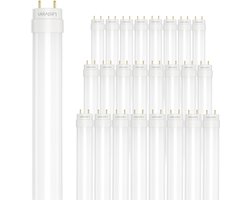 Ledvion - 10X LED TL Buis 120CM - LED Starter - 18W - 4000K