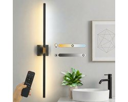 MUPOO Draadloze LED Wandlamp Binnen 360° Draaibaar (1 Stuks)-wandlamp oplaadbaar USB-C met Afstandsbediening &Touch Control,10000mAh - Tot 80 Uur Licht Dimmbaar, wandlampen Voor Woonkamer,Slaapkamer &Hal