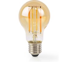 Nedis SmartLife LED Filamentlamp - E27 - 806 lm - 7 W - Warm Wit - 1800 - 3000 K - Glas - Android / IOS - Peer - 1 Stuks