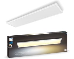 Philips Hue Aurelle paneellamp – warm- tot koelwit licht – wit – rechthoekig