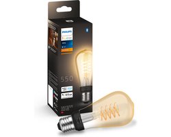 Philips Hue filament Edison lamp ST64 - warmwit licht -550 lumen- 1-pack - E27