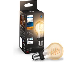 Philips Hue filament standaardlamp A60 - zachtwit licht - 1-pack - E27