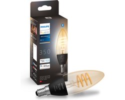 Philips Hue filamentkaars - warm- tot koelwit licht - 1-pack - E14