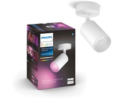 Philips Hue Fugato opbouwspot - wit en gekleurd licht - 1-spot - wit