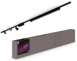 Philips Hue Perifo railverlichting plafond - wit en gekleurd licht - 3-spots - 1 lichtbalk - zwart - basisset