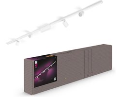 Philips Hue Perifo railverlichting plafond - wit en gekleurd licht - 4-spots - wit - basisset