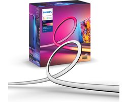 Philips Hue Play Gradient Lightstrip 65 inch - Televisie - Zwart - 20W - incl. Voeding en steunen