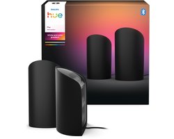 Philips Hue Play wall washer tafellamp 2-pack zwart