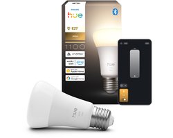 Philips Hue Slimme LED A60 lamp , Warm Wit Licht, E27 Fitting