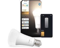 Philips Hue Slimme LED A67 Bulb, Warm Wit Licht, E27 Fitting