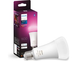 Philips Hue standaardlamp E27 Lichtbron - wit en gekleurd licht - 1-pack - 1521 lm - Bluetooth