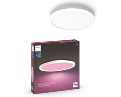 Philips Hue Surimu paneellamp – wit en gekleurd licht – wit – rond