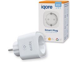 Slimme Stekker voor APPLE HOMEKIT- Geen hub vereist - MATTER ondersteuning - Tijdschakelaar en Energiemeter - Siri Google Home & Amazon Alexa - Gratis Smartlife App - 16A