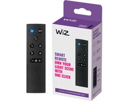 WiZ Afstandsbediening - Bedien je Slimme Verlichting Eenvoudig Zonder App - Werkt op Batterijen
