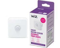 WiZ Bewegingssensor - Automatiseer je Slimme Verlichting Eenvoudig - Werkt op Batterijen - Wi-Fi